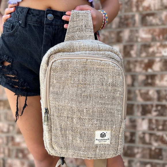 Pure Hemp Sling Bag - Picture 8 of 11